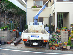 (施工中)横浜市都筑区すみれが丘 Kさま邸 ウッドデッキ工事